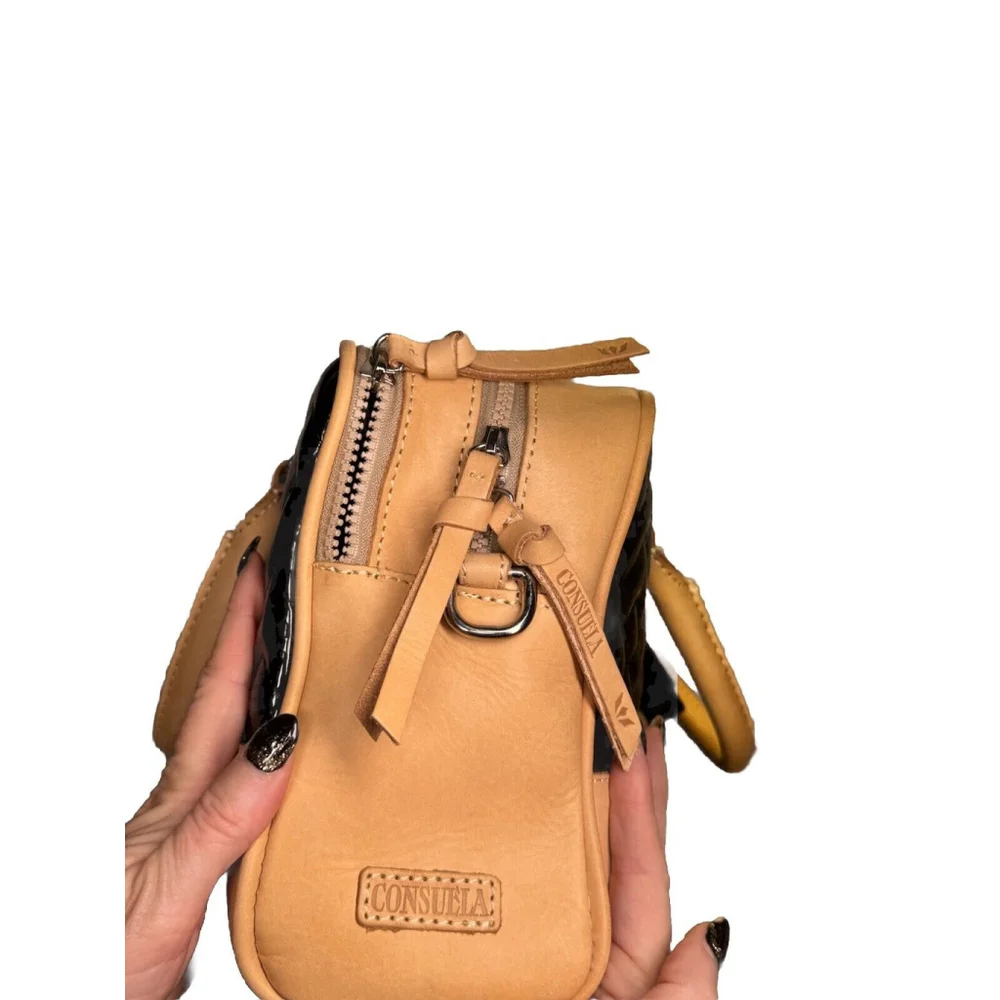 Consuela Inked Satchel New With Tags - Picture 5 of 15